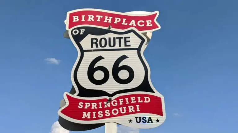 Springfield MO Birthplace of Route 66 Sign